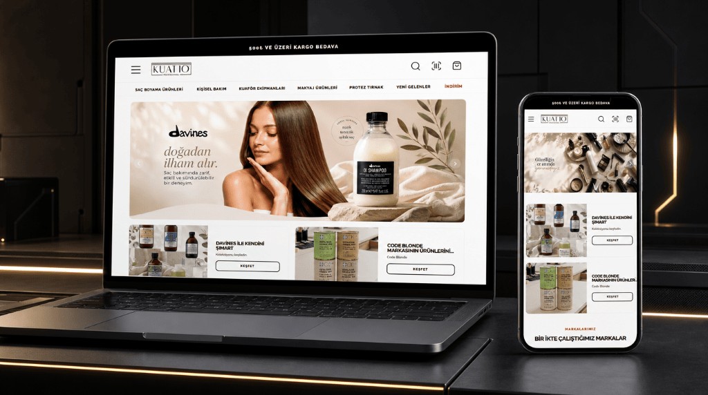 Kuatto proje mockup